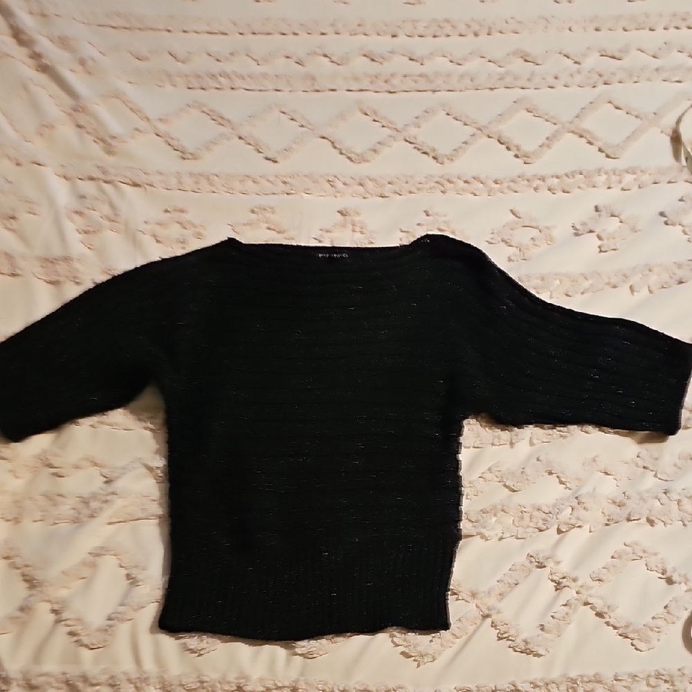 FANG Black Shimmery Sweater